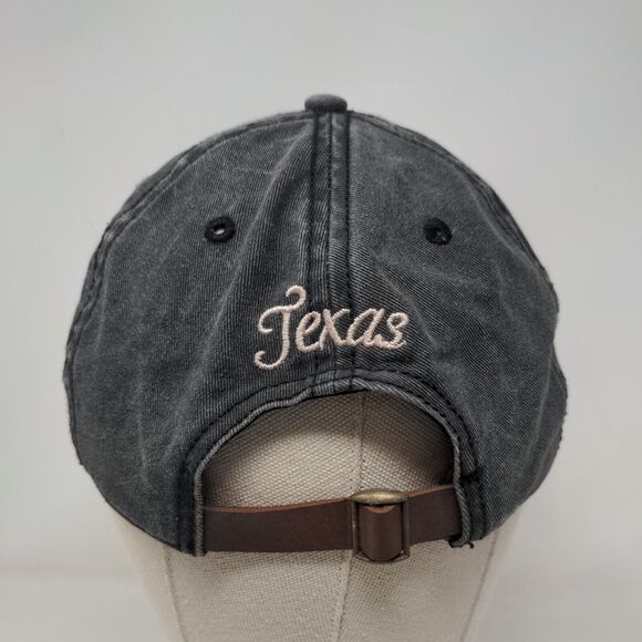 Home Texas Map Slideback Hat Gray OSFM Embroidered Adjustable 6 Panel - Picture 5 of 7